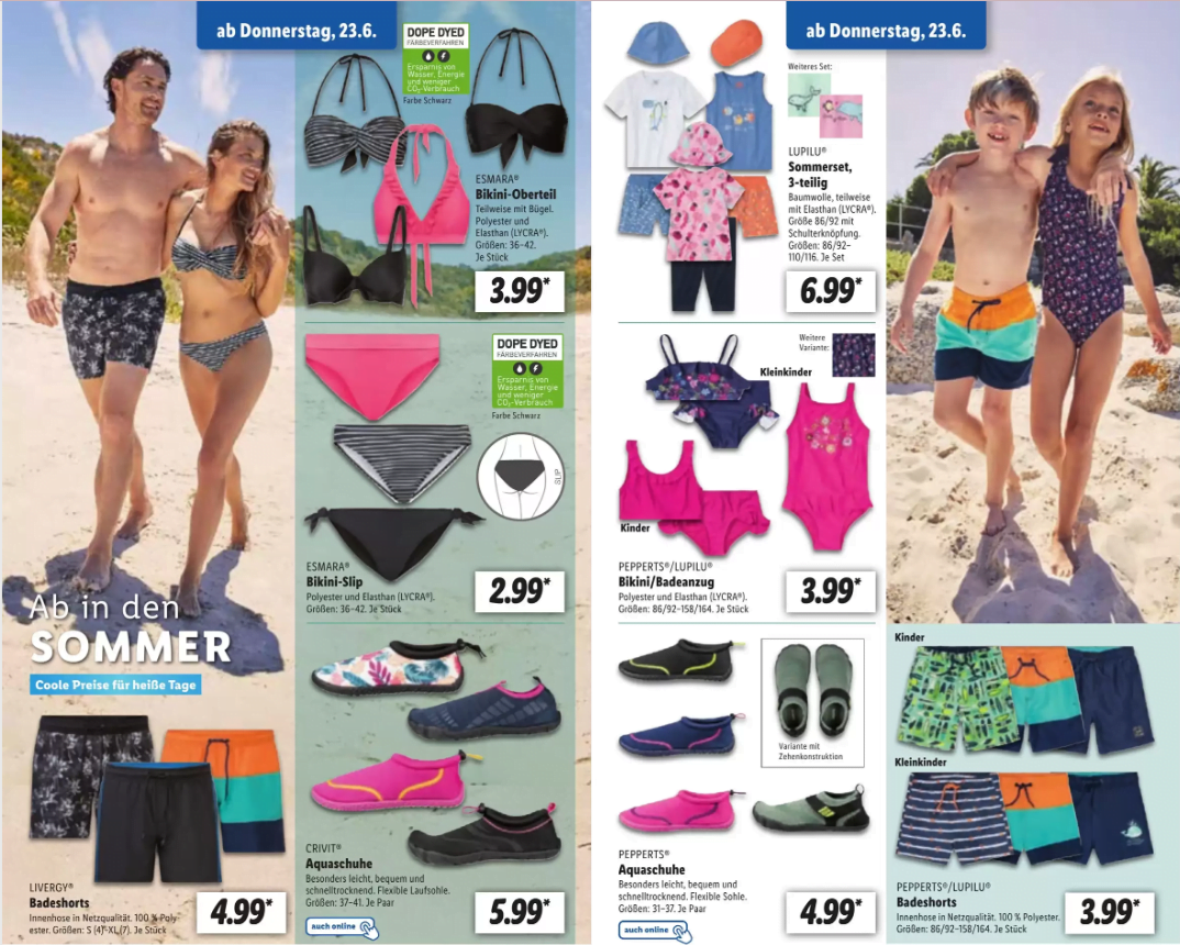 عروض متجر ليدل في ألمانيا على الالبسة وألعاب الأطفال