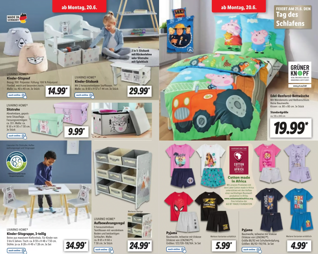 عروض متجر ليدل في ألمانيا على الالبسة وألعاب الأطفال