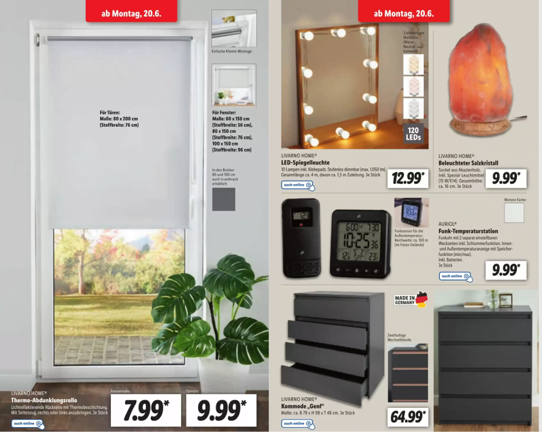 عروض متجر ليدل في ألمانيا على الكهربائيات ولوازم المنزل