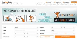 موقع dasweltauto.at لبيع وشراء السيارات المستعملة في النمسا