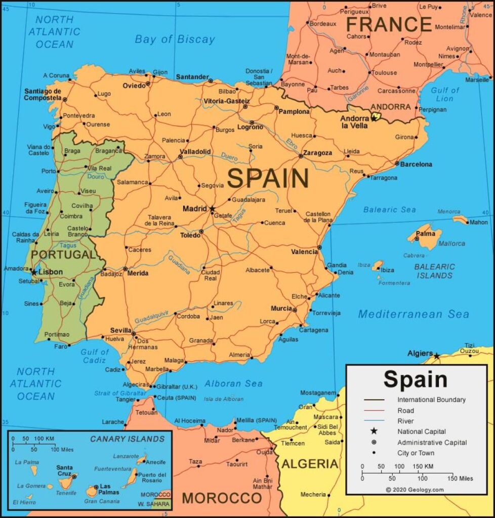 معلومات غريبة عن اسبانيا