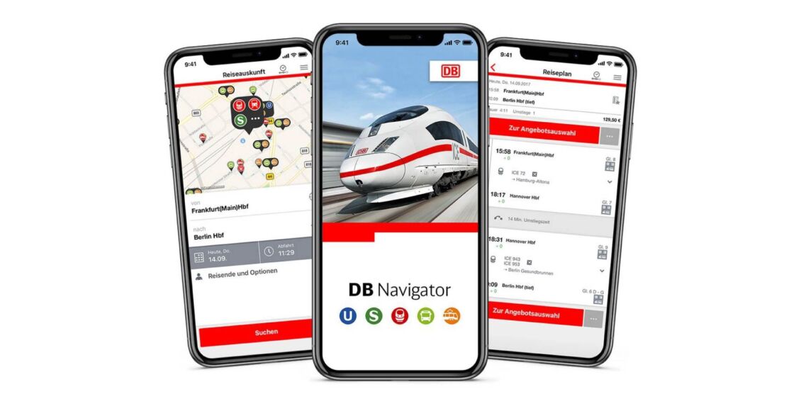 تطبيق DB Navigato لحجز تذاكر القطار في ألمانيا