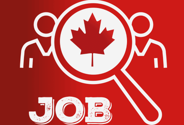 تعبيرية -كلمة العمل في الإنجليزية  وشعار علم كندا-  أفضل الشركات الكندية للعمل