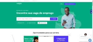 لقطة شاشة - واجهة موقع Vagas للبحث عن عمل في البرازيل