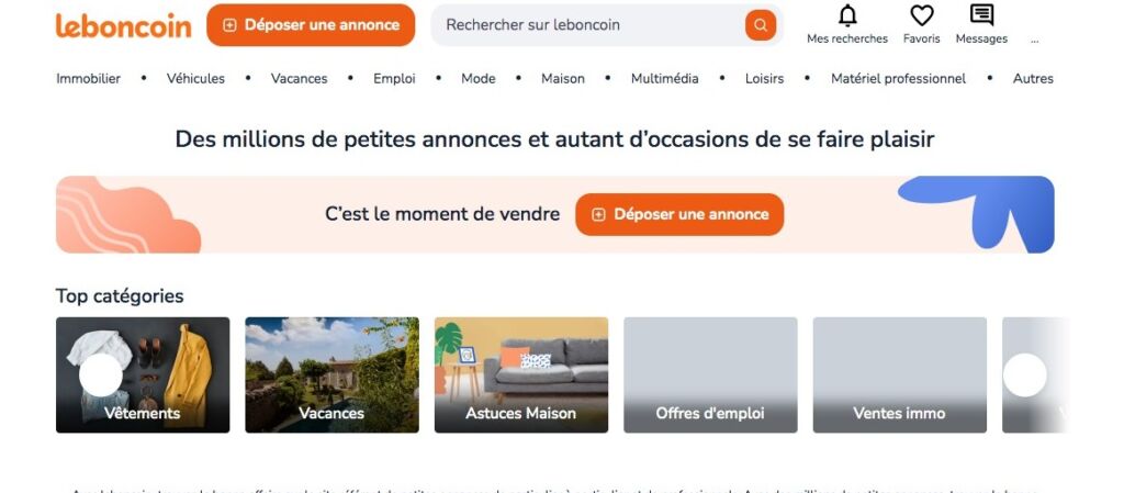 لقطة شاشة - مواقع بيع السيارات المستعملة في فرنسا