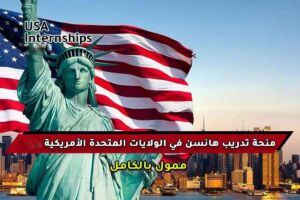 تمثال الحرية وعلم أمريكا ضمن منحة برنامج هانسن القيادي للسفر إلى الولايات المتحدة الأمريكية