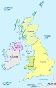 خريطة المملكة المتحدة

