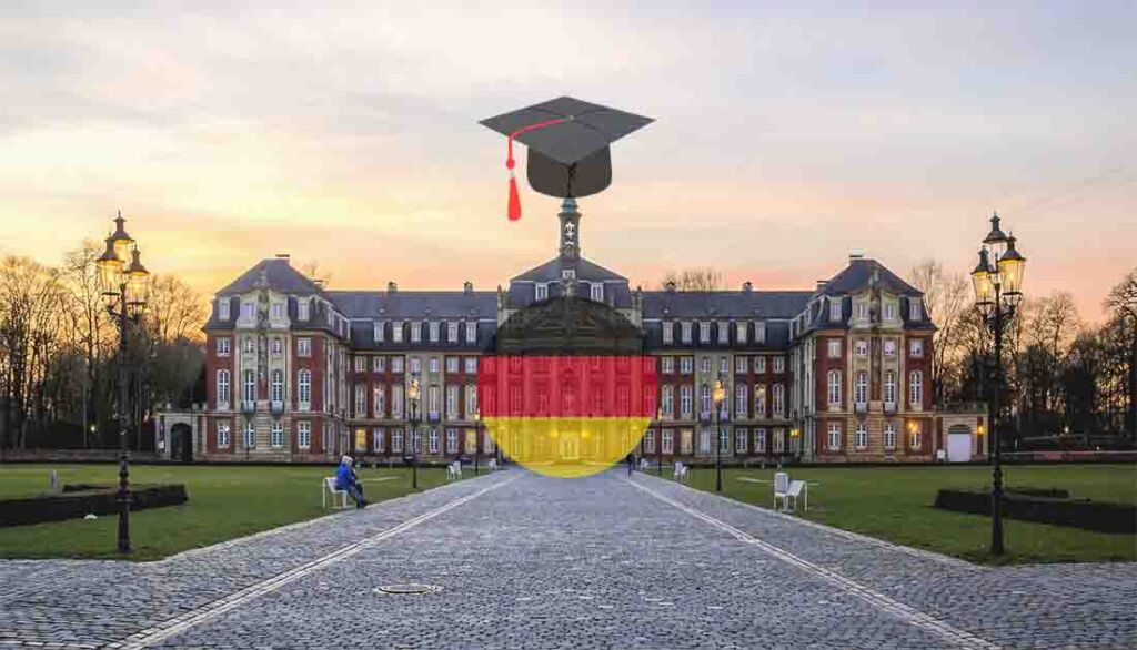 شكل إحدى الجامعات الألمانية من الخارج