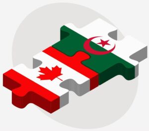 علم الجزائر وكندا وفق برامج الهجرة إلى كندا من الجزائر