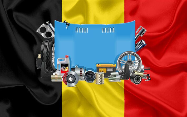 تشكيلة واسعة من قطع غيار السيارات التي تعرض على المواقع الالكترونية في بلجيكا