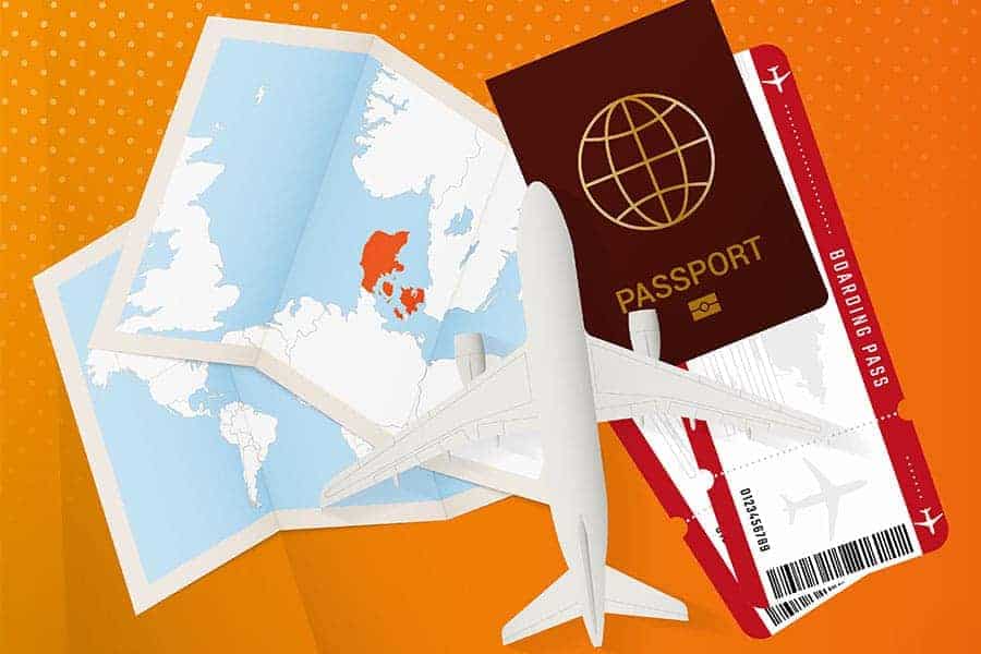 جواز سفر وتأشيرة للسفر  ضمن برامج الهجرة إلى الدنمارك