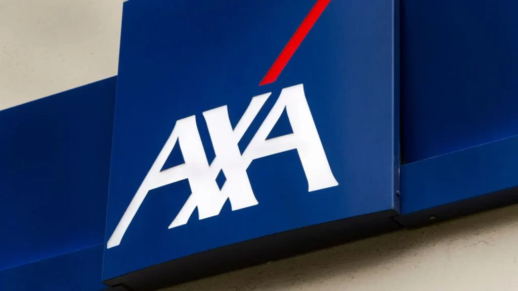 لوغو شركة تأمين السيارات في فرنسا AXA Assurance