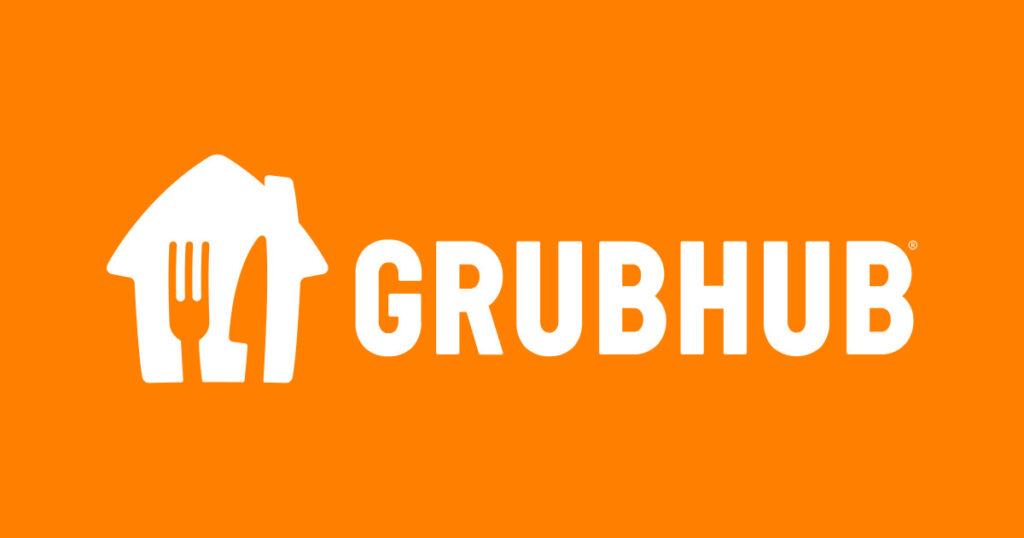 لوغو تطبيق توصيل الطعام Grub Hub في البرتغال